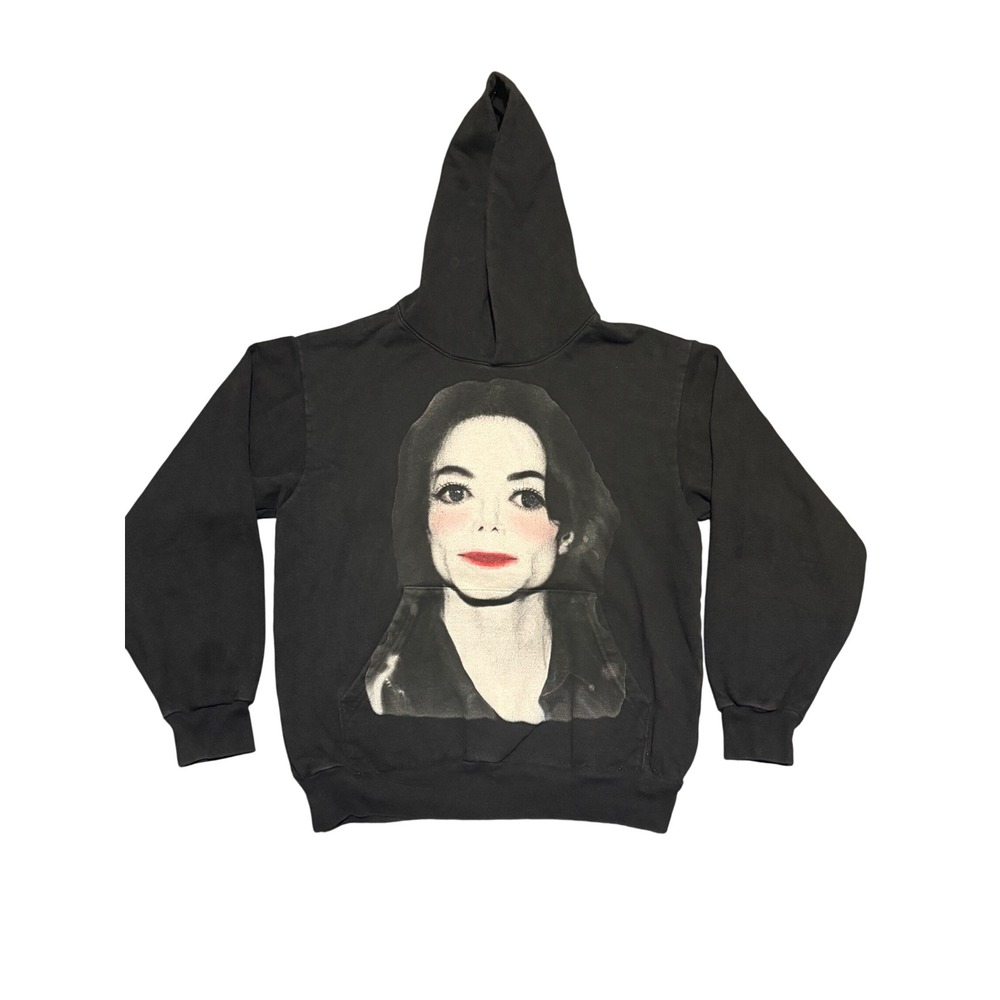Marcel Zago Michael Jackson Graphic Hoodie Black Mens Medium Made in Italy 2021